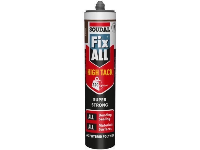 Soudal Fix ALL® HIGH TACK Hybrid polymer sealant adhesive Brown 290ml